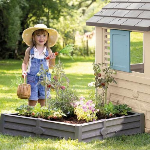 Legehus med sandkasse Smoby - udendørs børnehus