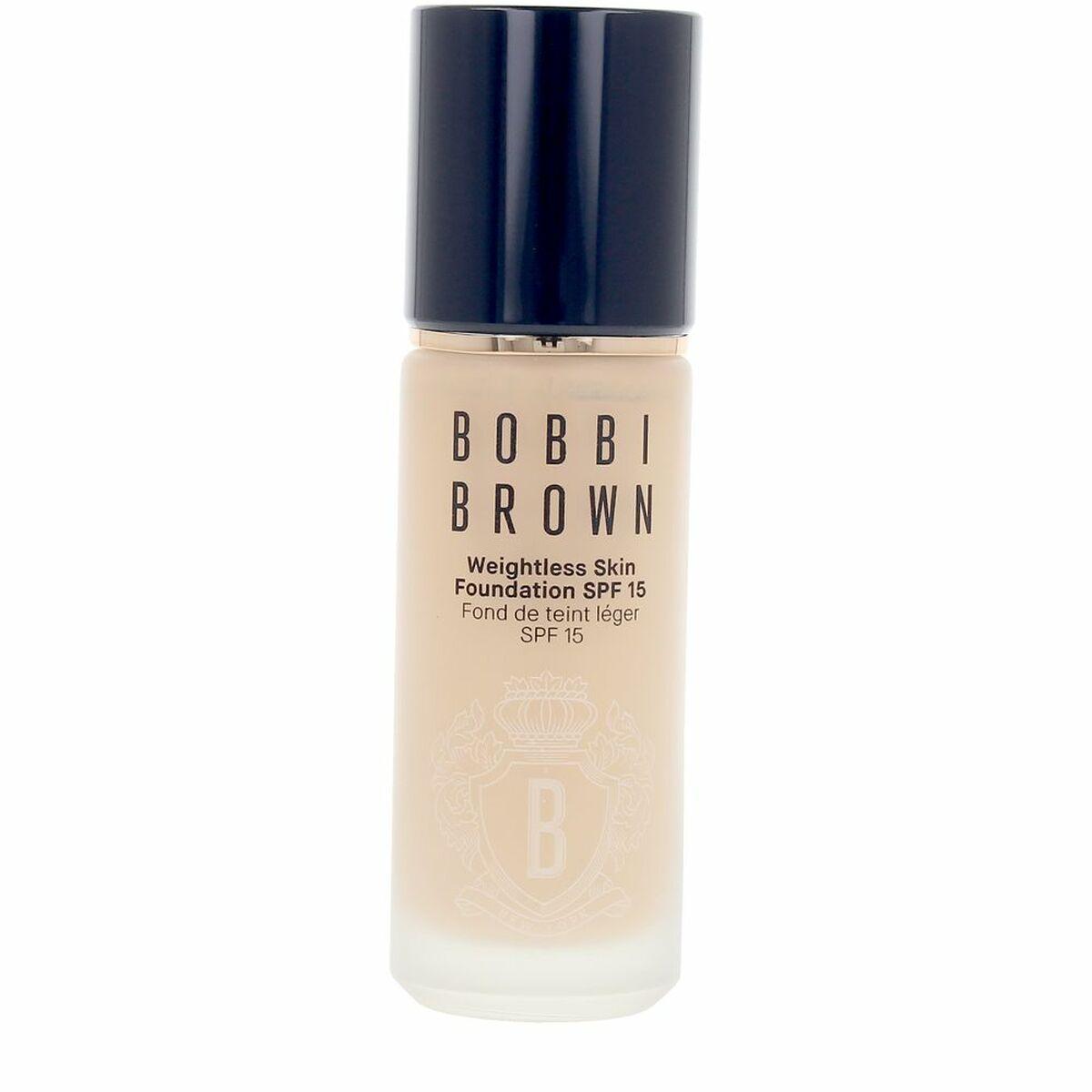 Foundation flydende - Bobbi Brown Weightless Skin SPF 15, Neutral Warm Sand, 30 ml