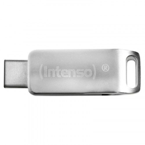 USB flashdrive INTENSO 64 GB - USB-C/USB-A, sølv