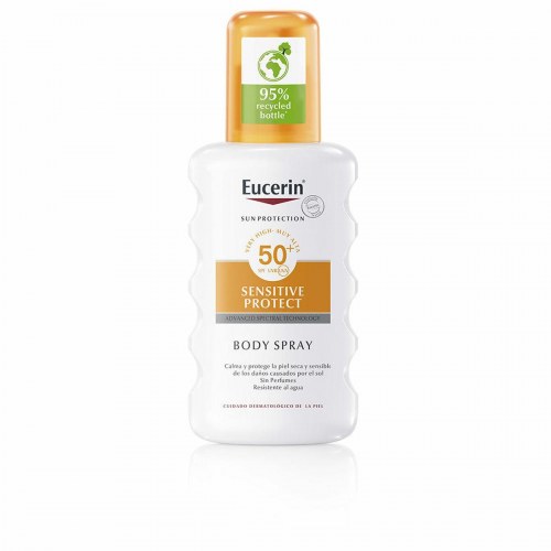 Solcreme spray til krop Eucerin Sensitive Protect SPF 50+ 200 ml