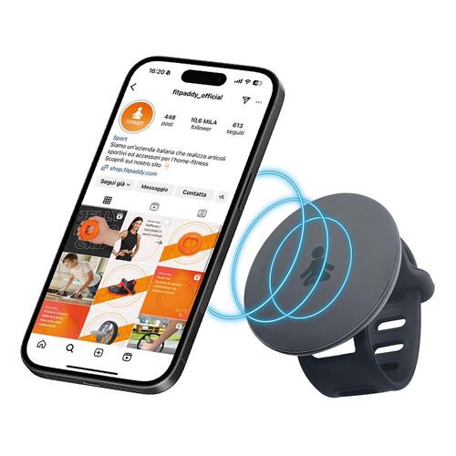 Fitpaddy Sportsarmbånd - Sort magnetisk holder til smartphone