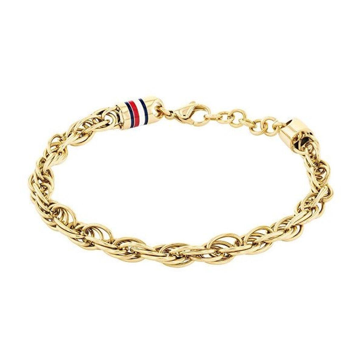 Tommy Hilfiger armbånd til mænd - Sterling sølv 925, gylden