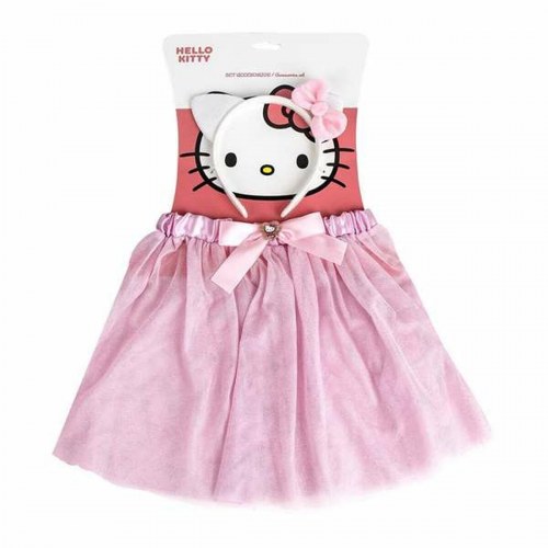 Hello Kitty tilbehørssæt - pink tutu og hårbøjle