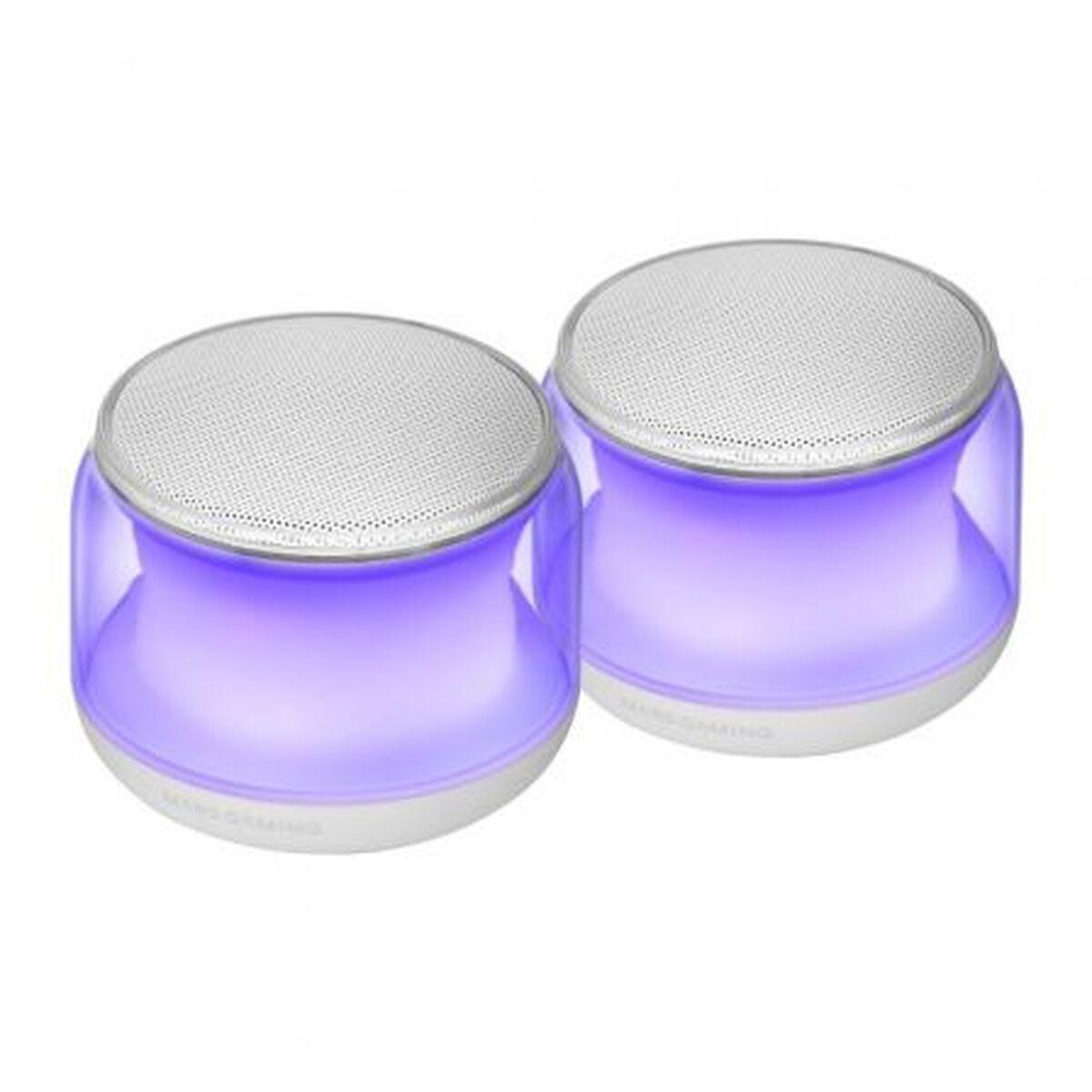 Bluetooth højttalere - Mars Gaming MSAURAW, hvid, 15 W