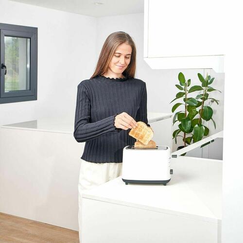 Black & Decker BXTO820E brødrister, 2 skiver, 820 W, hvid
