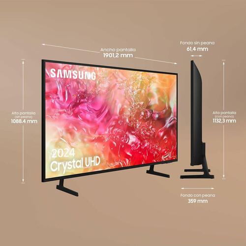 4K Smart TV Samsung 85" TU85DU7105 - LED, HDR, Tizen