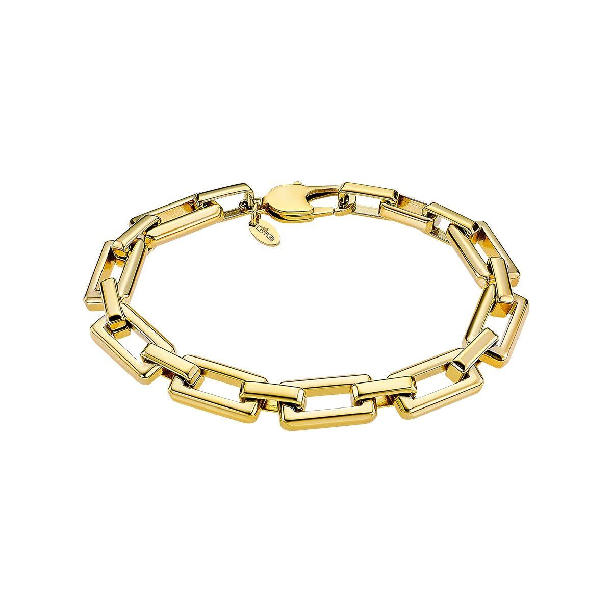 Lotus LS2424-2/2 armbånd til kvinder - elegant kædearmbånd i guldfarvet look