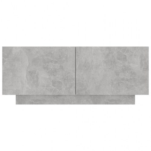 Tv-bord i konstrueret træ - 100 × 35 × 40 cm, betongrå