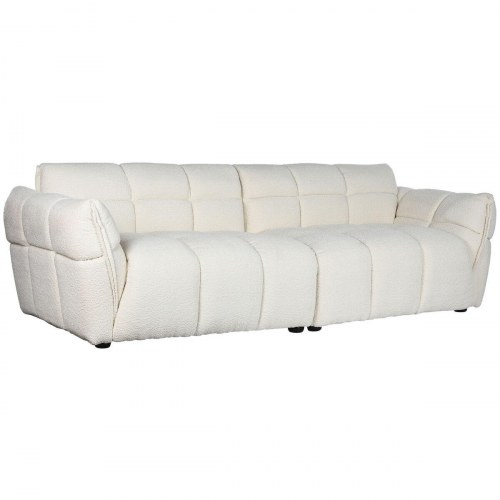 Sofa 3-4 personers hvid - moderne 260 × 108 × 82 cm
