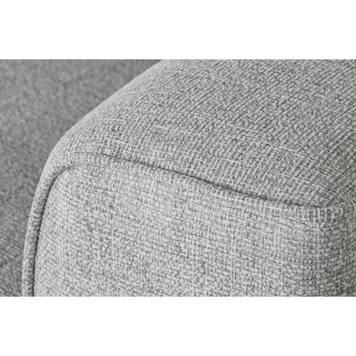 Sofa med chaiselong grå - moderne 231 × 170 × 82 cm