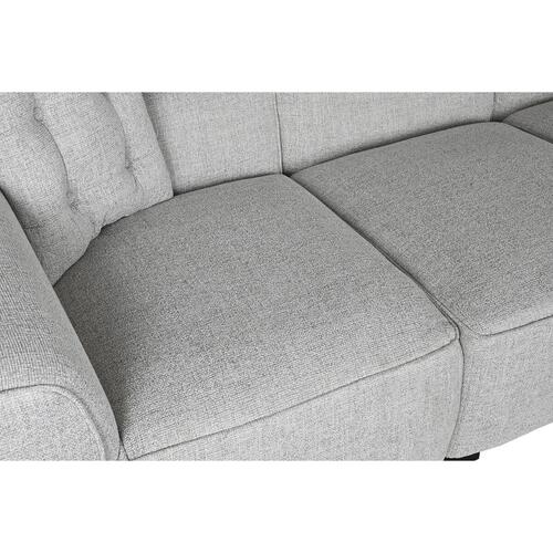 Sofa med chaiselong grå - moderne 231 × 170 × 82 cm