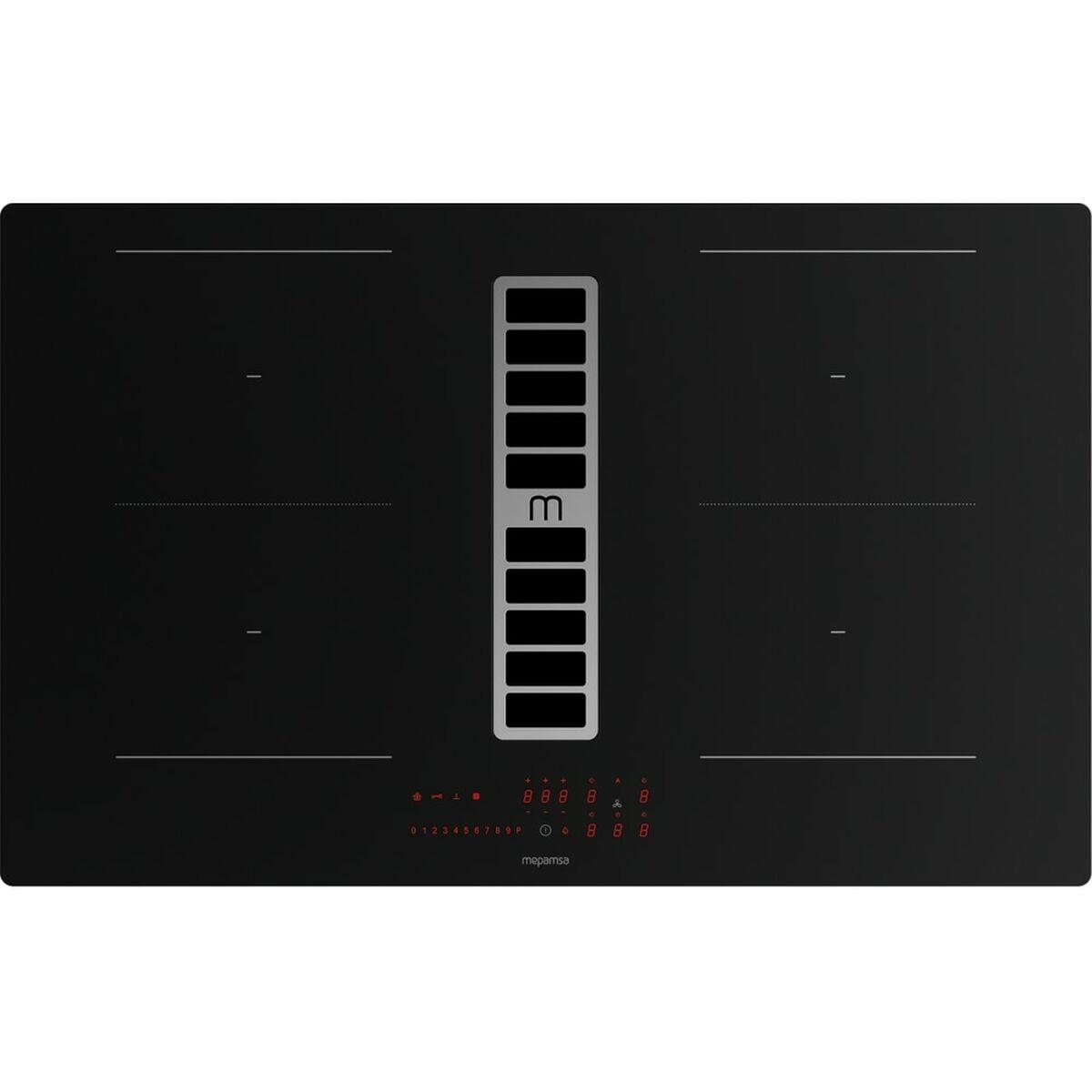 Mepamsa INDU MAX X induktionskogeplade med integreret emhætte, 83 cm - sort
