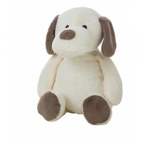 Bamse Kai hund - 25 cm plysdyr i hvid