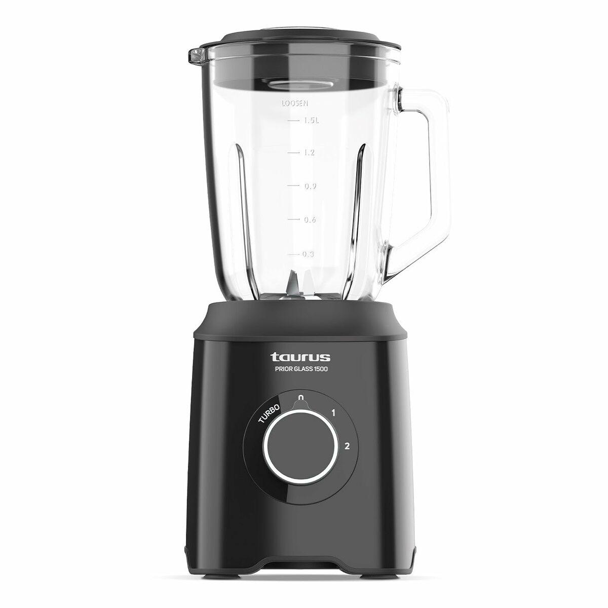 Taurus PRIOR GLASS1500 kop-blender, 1,5 l, 1500 W - sort