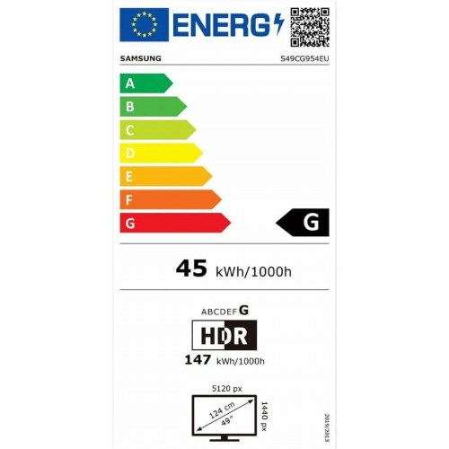 Skærm Samsung Odyssey G9 49" 240 Hz (LS49CG954EUXEN)