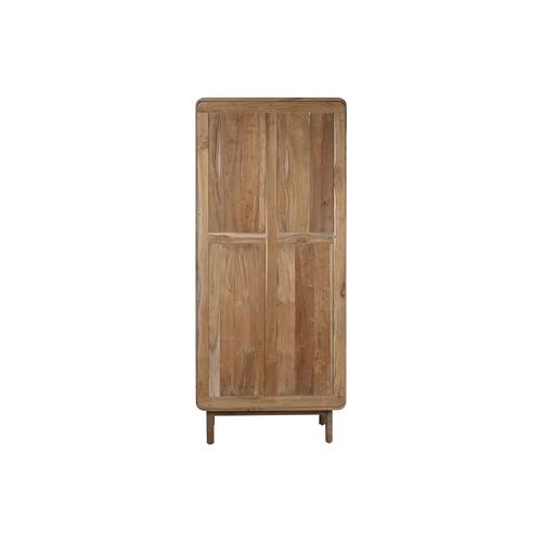 Vitrineskab Krystal Teak - 80 × 45 × 190 cm