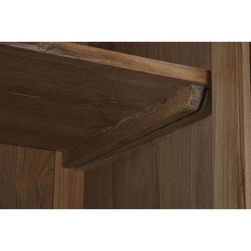 Vitrineskab Krystal Teak - 80 × 45 × 190 cm