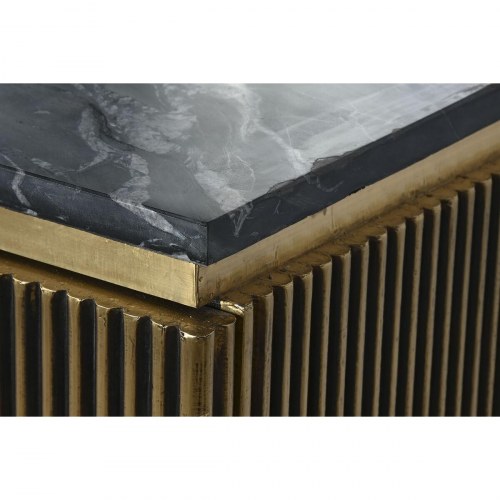 Skænk kobber med marmorplade 180 x 40 x 85 cm