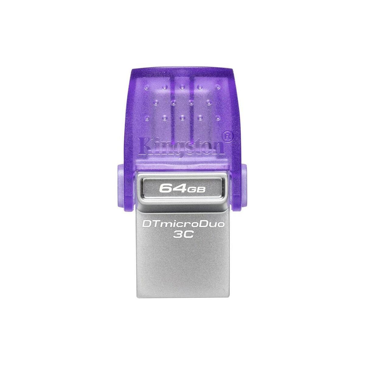 USB-stik Kingston DataTraveler microDuo 3C 64 GB - Lilla