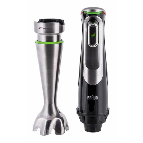 Braun MQ9195XLI kop-blender/håndblender, sort, 1200 W, 500 ml