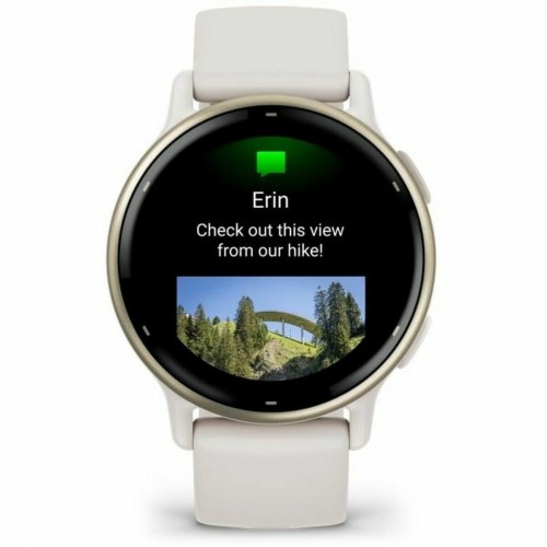 Smartwatch herreur Garmin - hvid, 1,2″ skærm