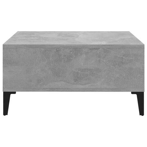 Sofabord 60x60x30 cm spånplade betongrå
