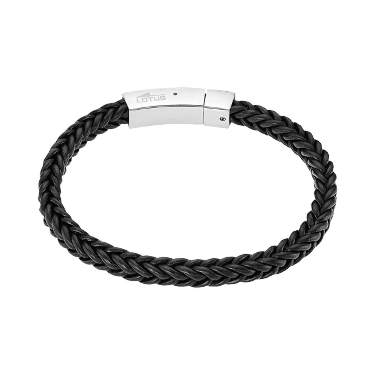 Lotus LS2386-2/1 armbånd til kvinder - sort flettet
