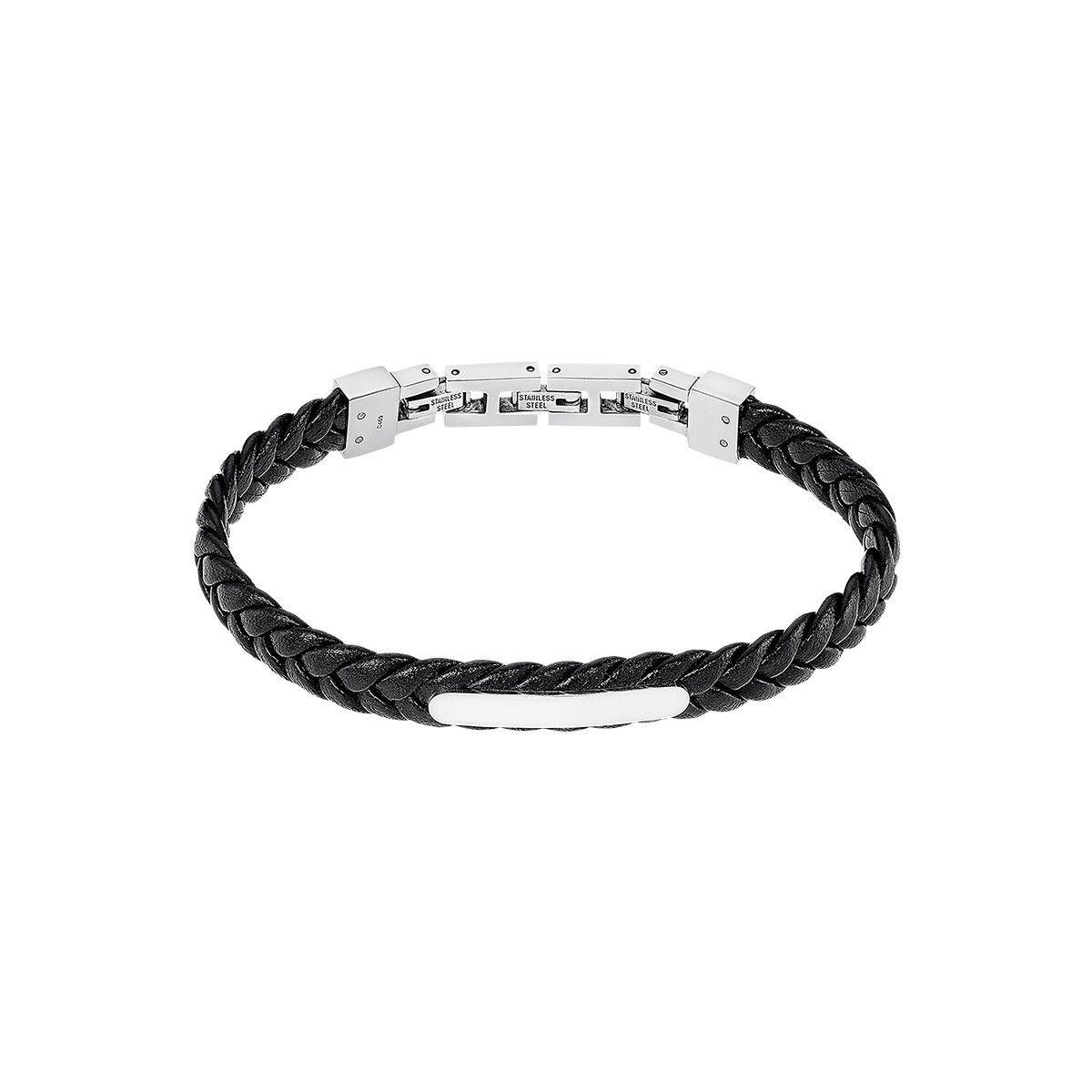 Lotus LS2385-2/1 armbånd til kvinder - sort flettet