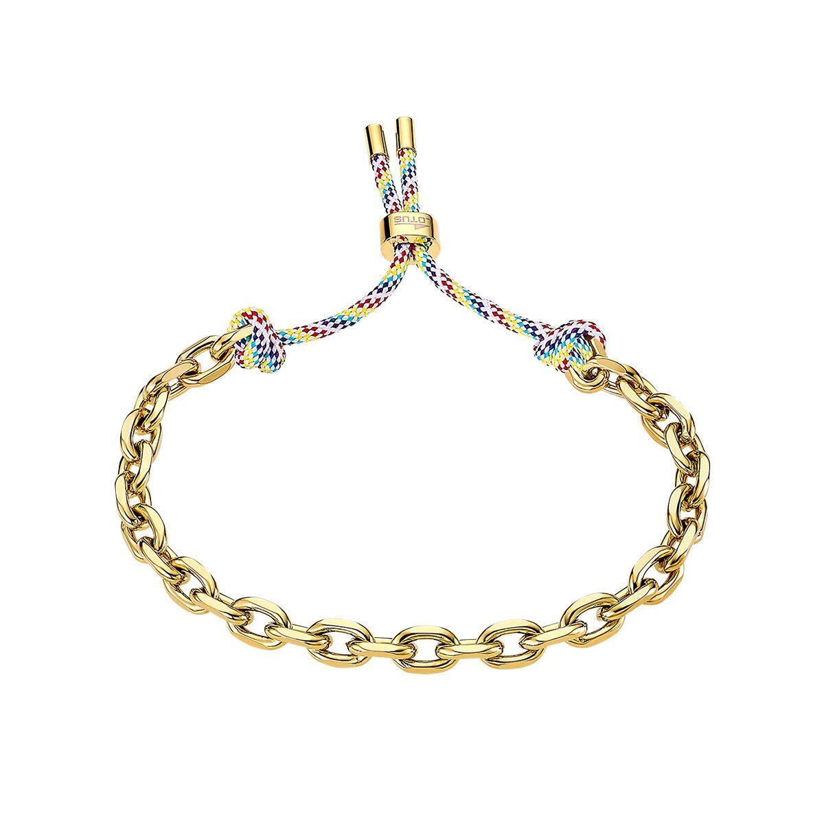 Lotus LS2377-2/1 armbånd - gylden kæde med justerbar snor