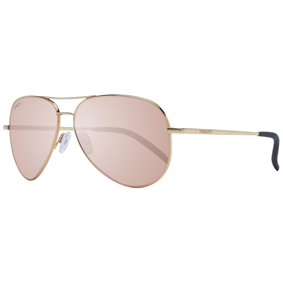 Solbriller Til Mænd Serengeti 8546 59 Aviator Med Rosa Glas