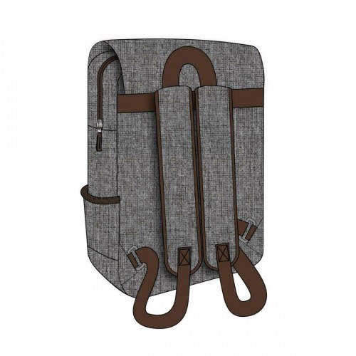 Harry Potter rygsæk - Gryffindor, grå