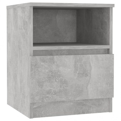 Sengeborde 2 stk. 40 x 40 x 50 cm - betongrå