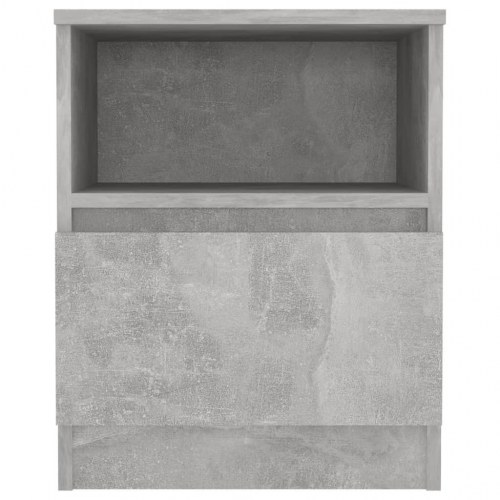Sengeborde 2 stk. 40 x 40 x 50 cm - betongrå