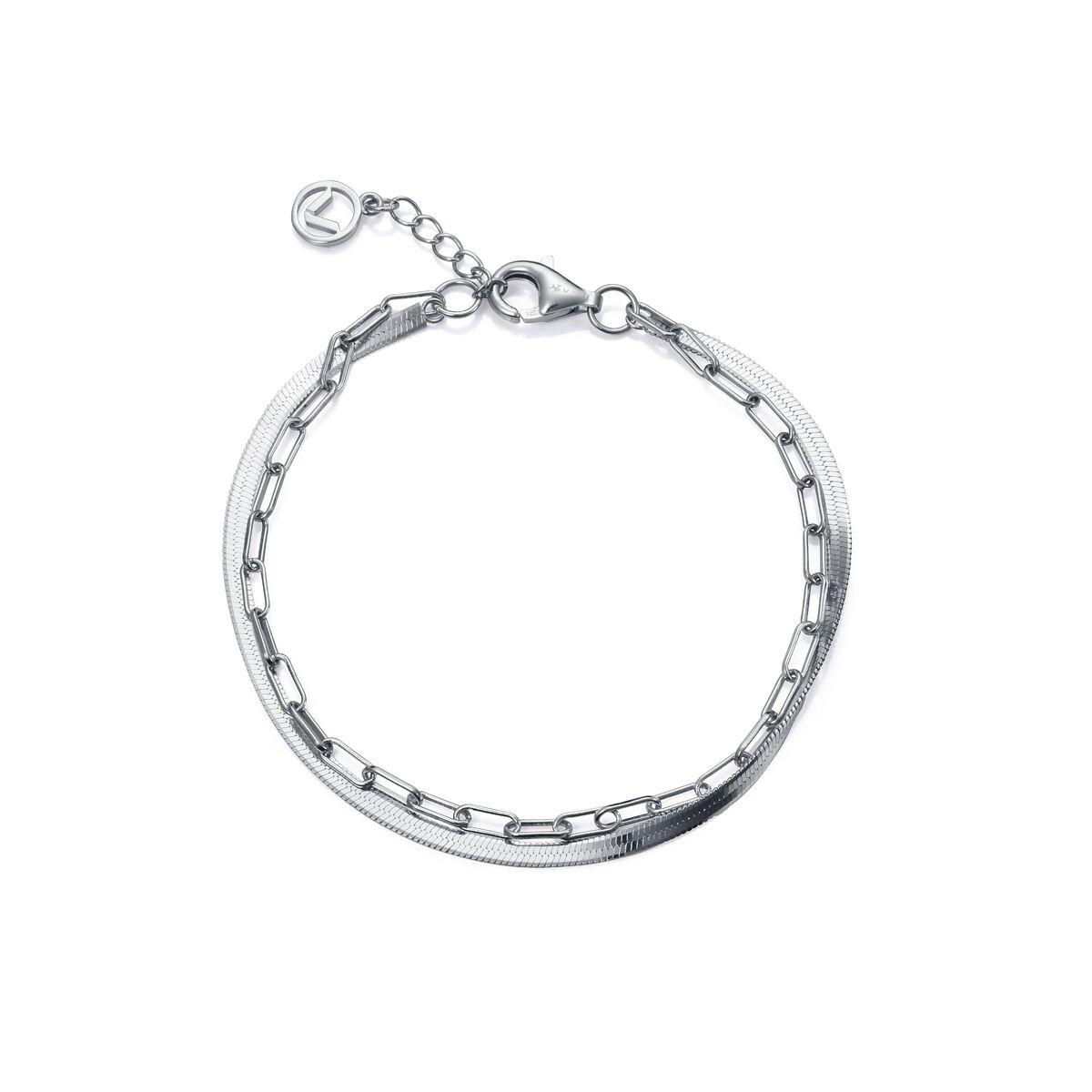 Armbånd til kvinder i sterling sølv 925 - sølvfarvet