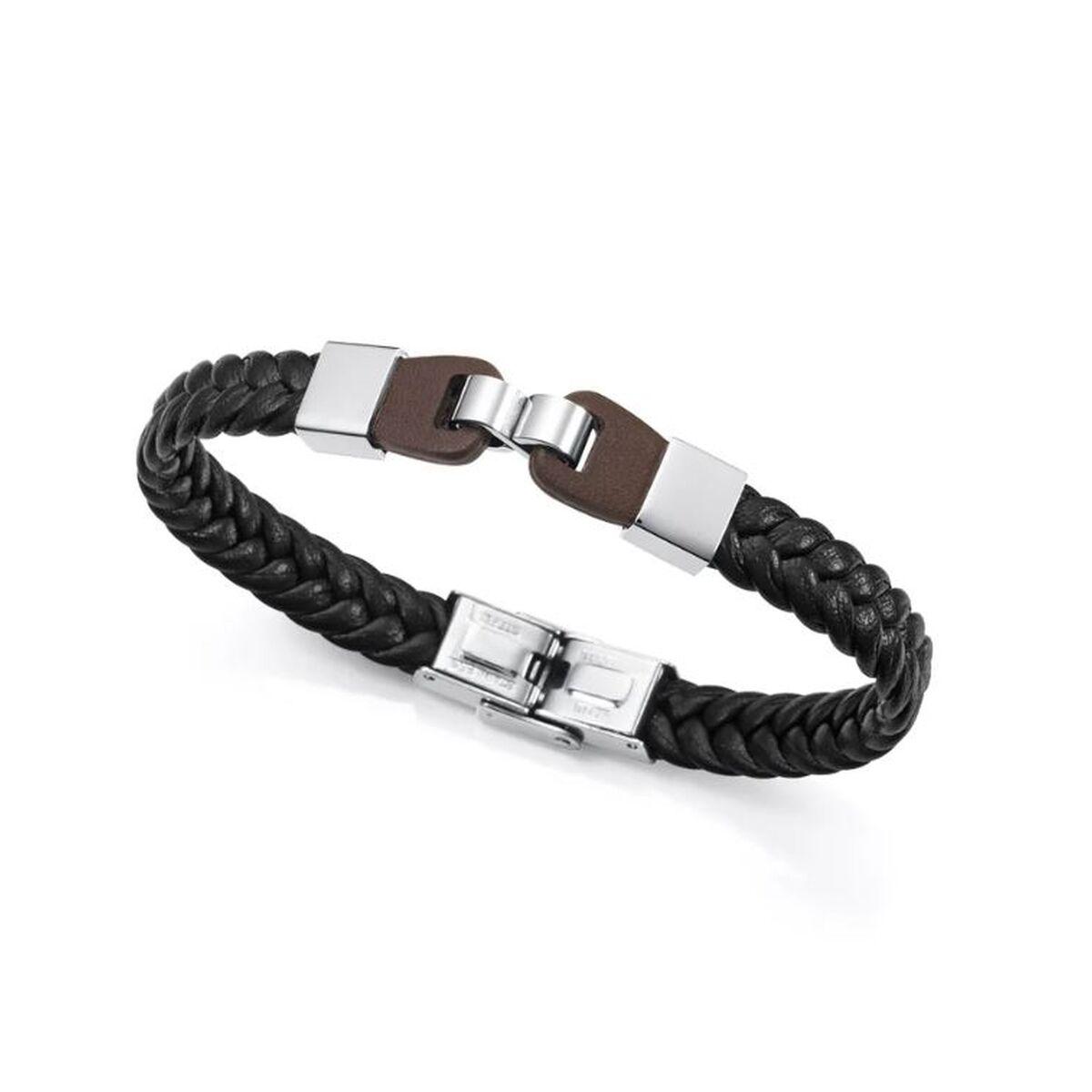 Armbånd til mænd - Sterling sølv 925, sort