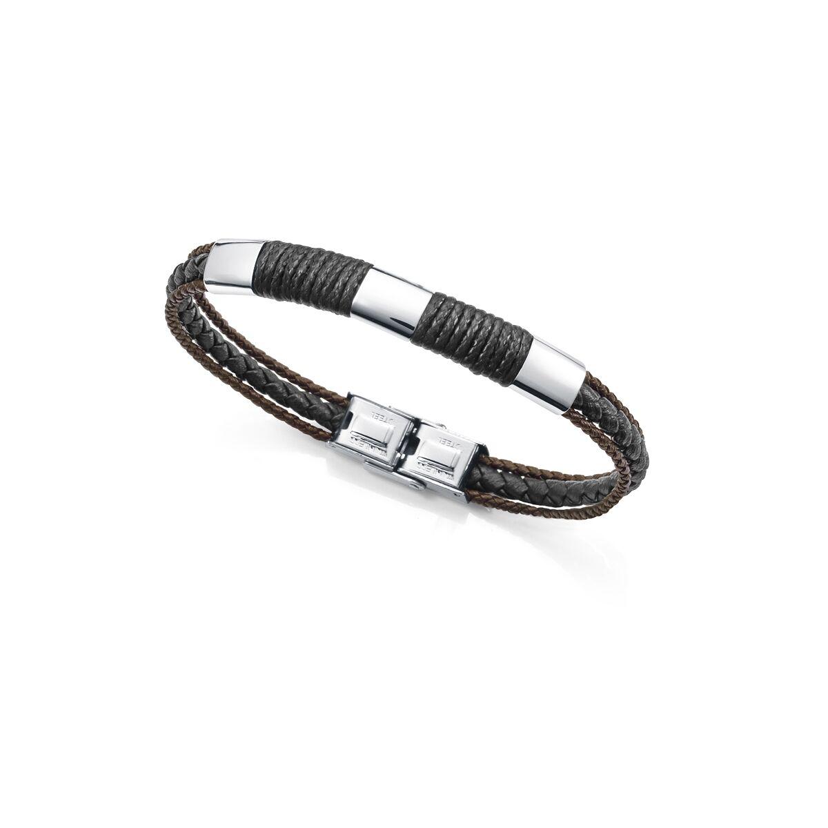 Armbånd til mænd - Sterling sølv 925, sort