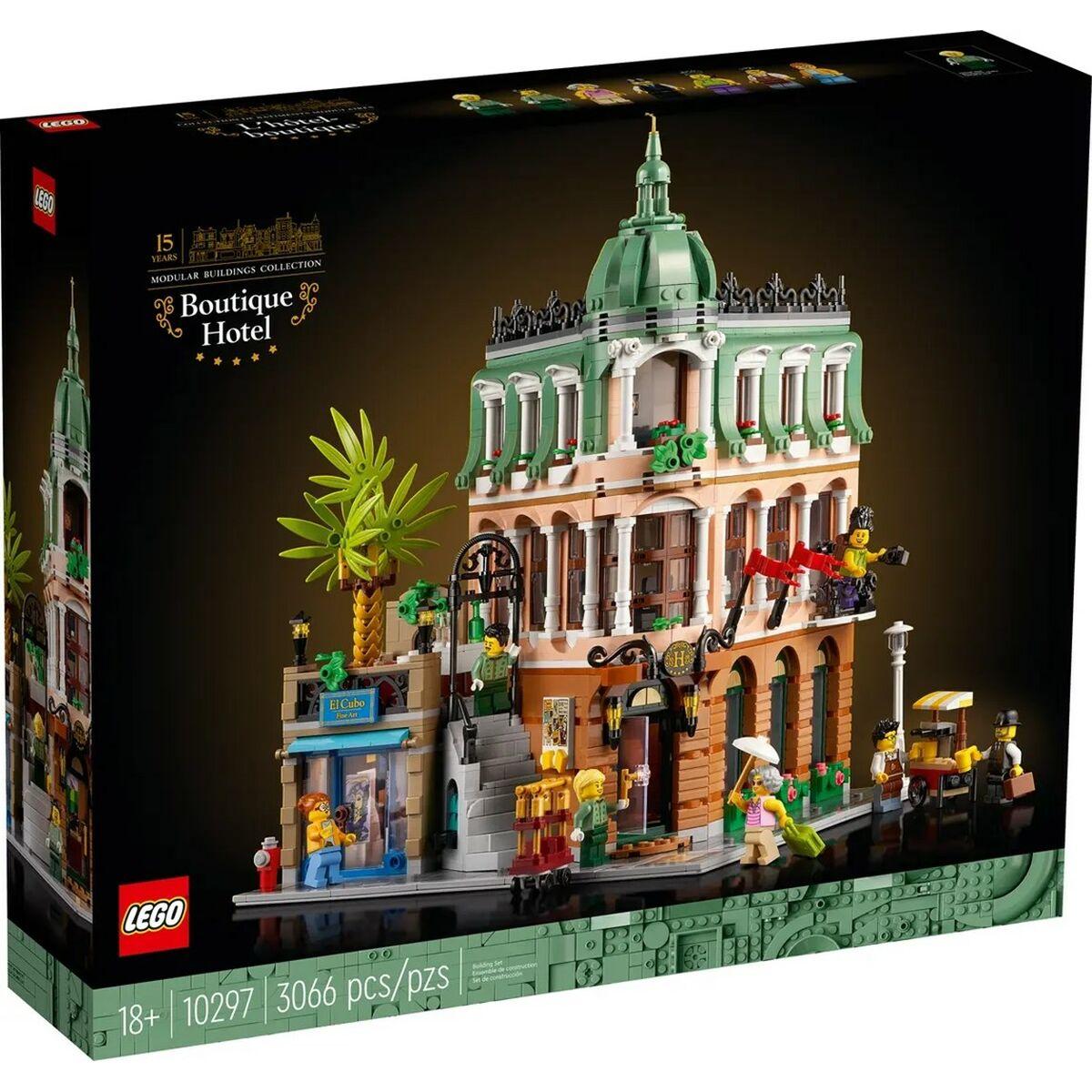 Lego Icons 10297 Boutique Hotel byggesæt, sort - 3.066 dele