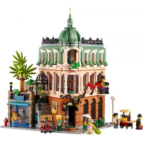 Lego Icons 10297 Boutique Hotel byggesæt, sort - 3.066 dele