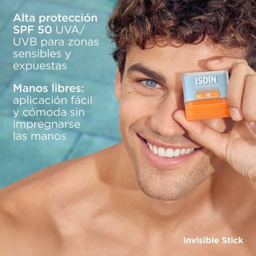 Solcreme stick SPF 50 Isdin Invisible Stick 10 g