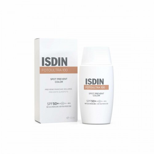 Solcreme ansigt SPF 50+ Isdin Foto Ultra 100 - 50 ml (farvet)