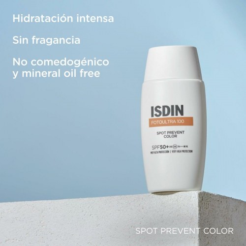 Solcreme ansigt SPF 50+ Isdin Foto Ultra 100 - 50 ml (farvet)