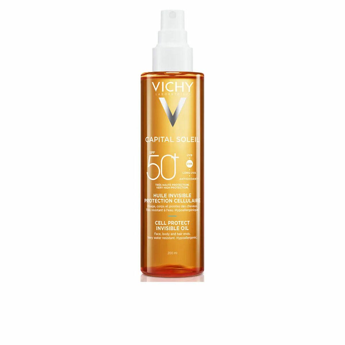 Solcreme olie SPF 50 - Vichy Capital Soleil, 200 ml spray