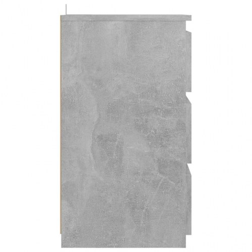 Natborde 2 stk. 40x35x62,5 cm konstrueret træ betongrå