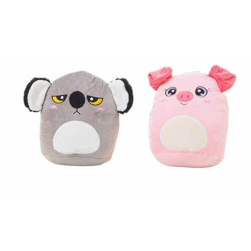 Bamse dyr 38 cm - blød tøjdyr i søde dyremotiver