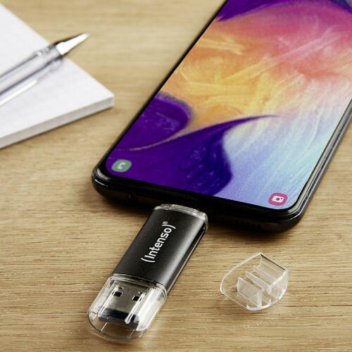 INTENSO Twist Line USB-stik 64 GB - antracit