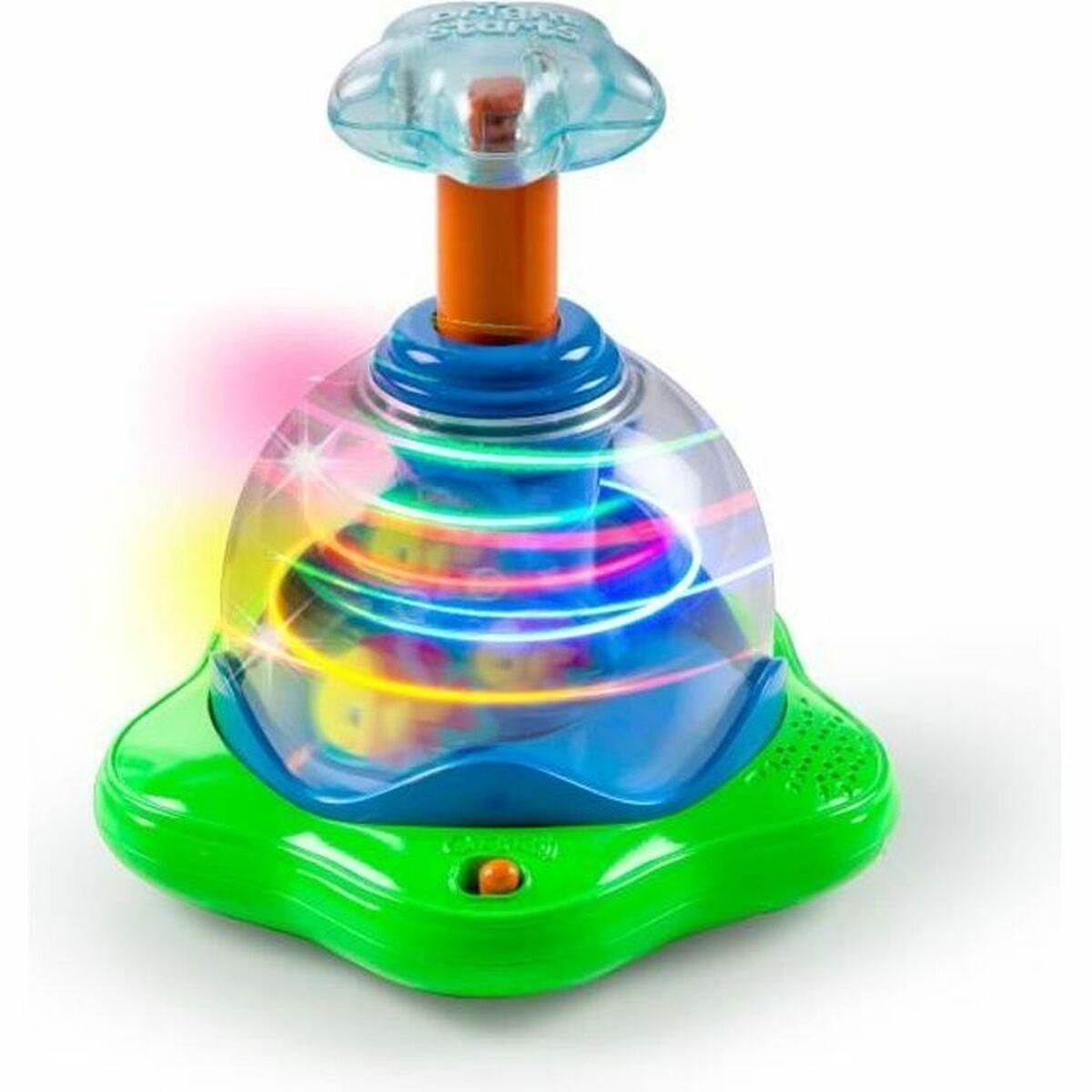 Babylegetøj Bright Starts Musical Star Toy Press & Glow Spinner