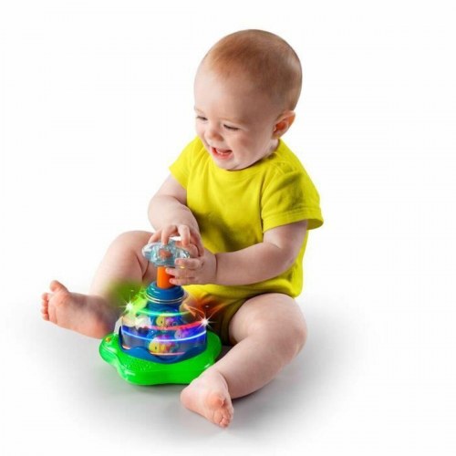 Babylegetøj Bright Starts Musical Star Toy Press & Glow Spinner
