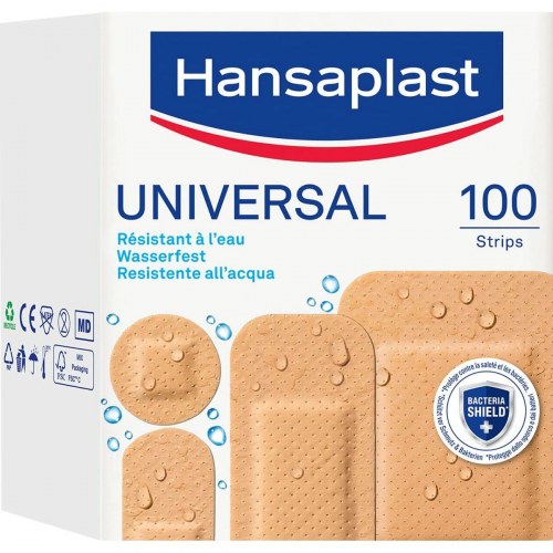 Hansaplast Universal - plastre, 100 stk.