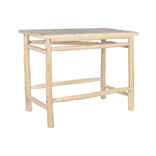 Havebord - natur teak, 133 × 65 × 105 cm