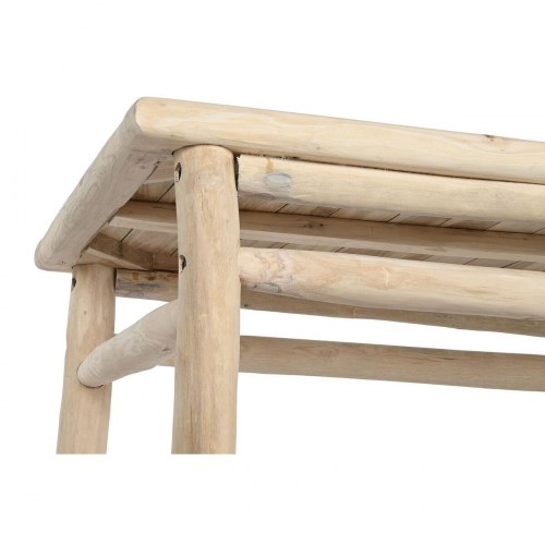 Havebord - natur teak, 133 × 65 × 105 cm
